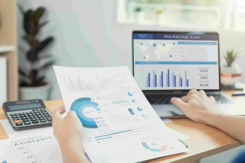 Detailed business analytics and data visualization for marketing performance using BEST Software Indonesia's cloud-based platform.