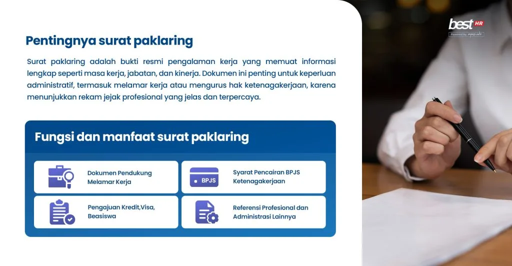 2 BEST Software Indonesia Powered by ProInt Surat paklaring official work experience letter with job position and performance details for employment verification and legal documentation in Indonesia