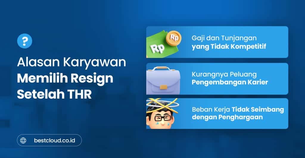 2  BEST Software Indonesia  Powered by ProInt Resignation reasons infographic for employees from BEST Software Indonesia  Powered by Pro Int highlighting career growth salary issues and job balance