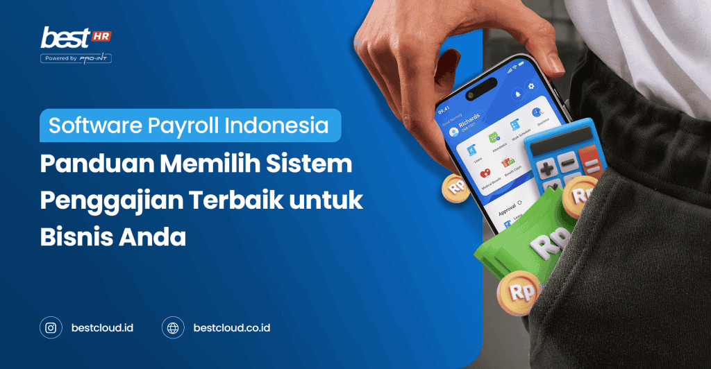 Easy-to-use payroll software Indonesia for business; best system for managing employee salaries, benefits, and attendance; powered by Pro-Int for optimal HR solutions.