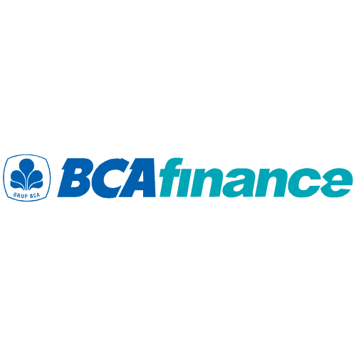 BCA Finance logo displayed on a digital screen representing the key financial software solutions powered by BEST Software Indonesia and Pro Int
