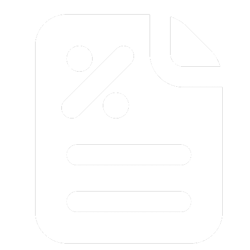 Percentage based data report icon for BEST Software Indonesia highlighting financial analysis and business management tools provided by Pro Ints cloud software solutions