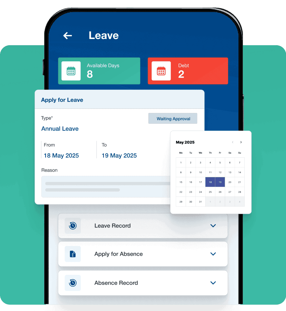 Leave management software Indonesia employee leave application system best cloud based HR software Indonesia for leave tracking and attendance management productivity tools for businesses in Indonesia