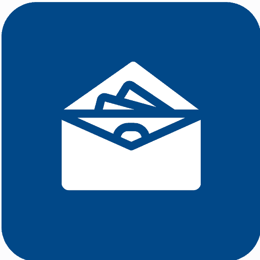 Email icon representing communication and cloud based services offered by BEST Software Indonesia powered by Pro Int