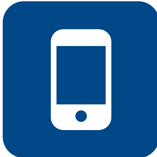 Smartphone icon representing the Best Cloud software solutions offered by BEST Software Indonesia   Powered by Pro Int tailored for modern business needs and cloud technology integration