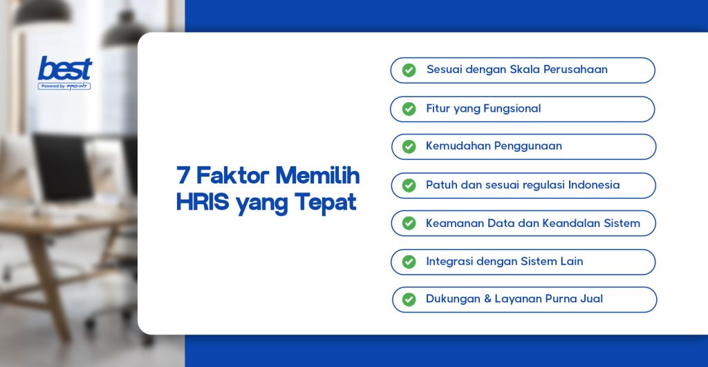 BEST HR Cloud BEST Software Indonesia Powered by ProInt Faktor memilih HRIS yang tepat