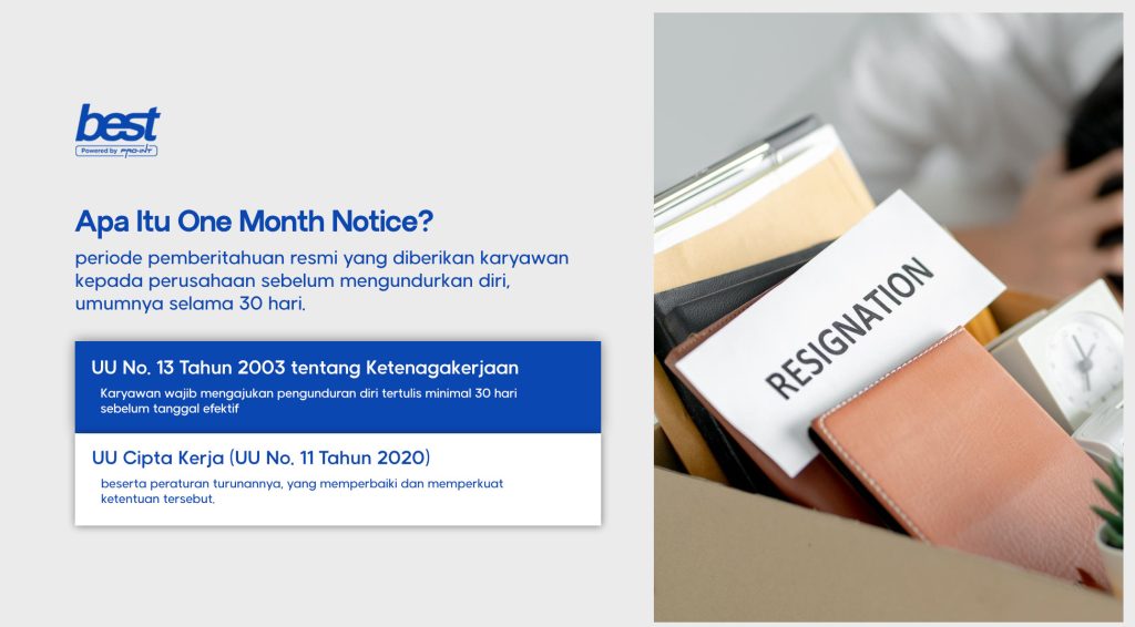 BEST HR Cloud BEST Software Indonesia Powered by ProInt Apa itu one month notice